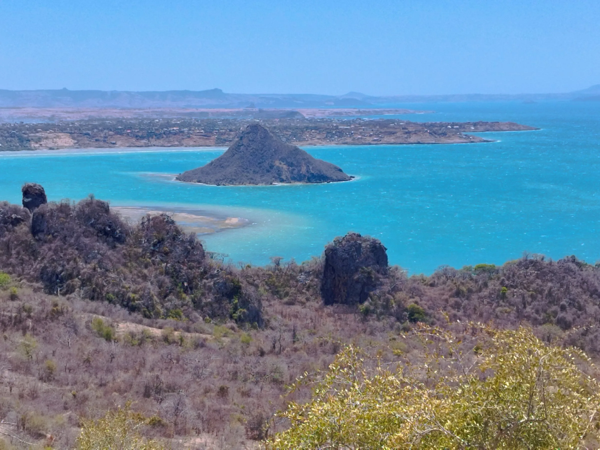 Vue depuis la Montagne des Français sur la baie et le Pain de Sucre
